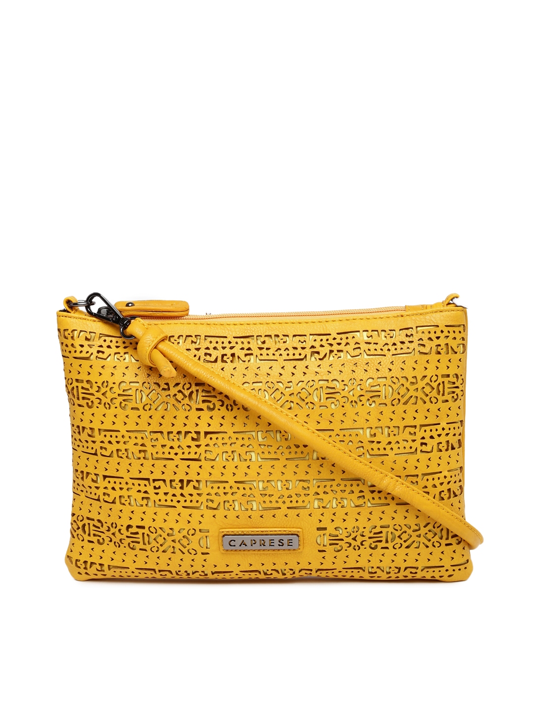 Buy Caprese Mustard Yellow Sling Bag Handbags for Women 1674412 Myntra