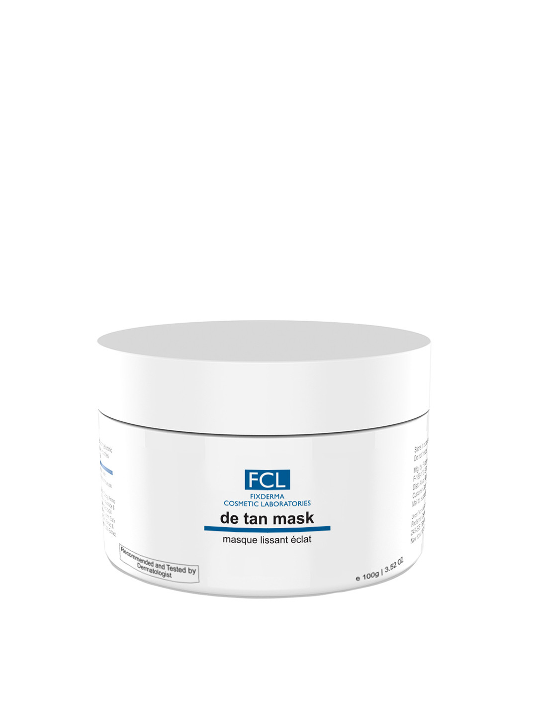 FIXDERMA COSMETIC LABORATORIES De Tan Face Mask For Tanning & Dark Skin - 100g