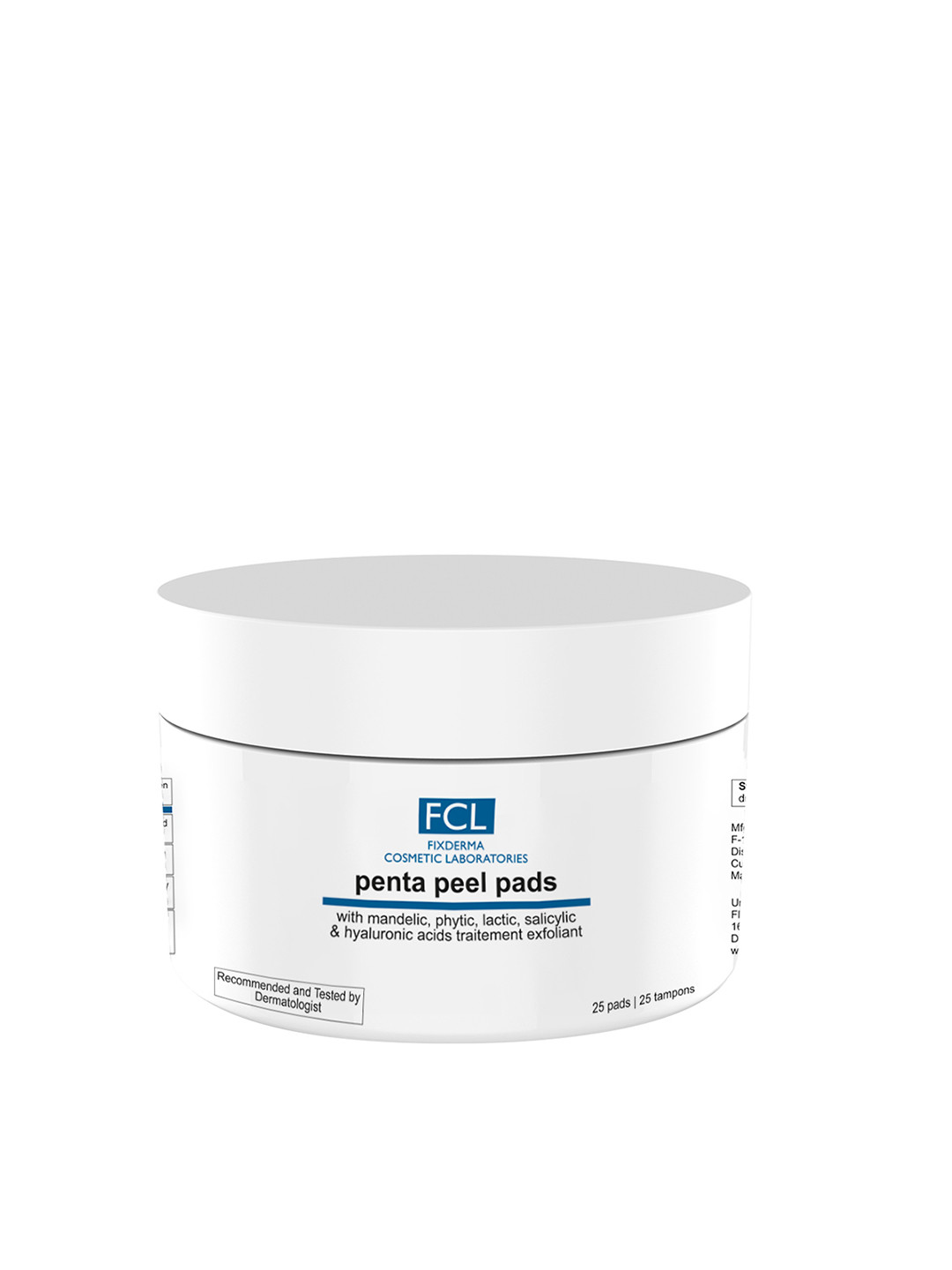 FIXDERMA COSMETIC LABORATORIES Penta Peel Pads To Remove Dead Skin Cells - 25 Pads