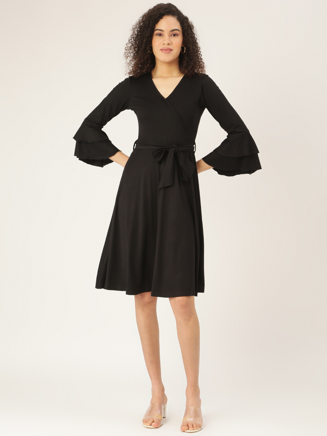 BRINNS Black Midi Dress