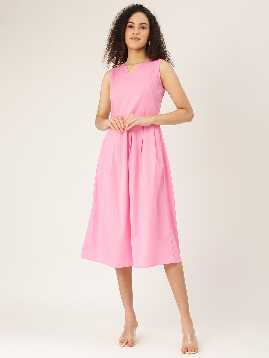BRINNS Pink Midi Dress