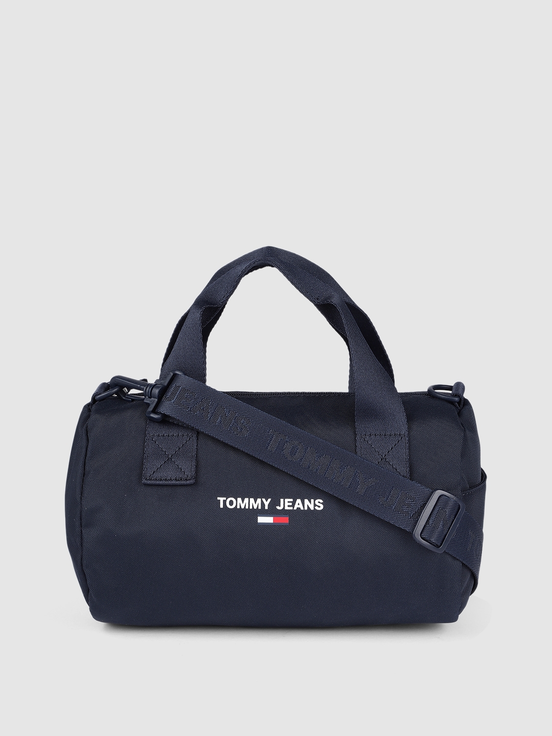 Tommy Hilfiger Navy Blue Structured Handheld Bag