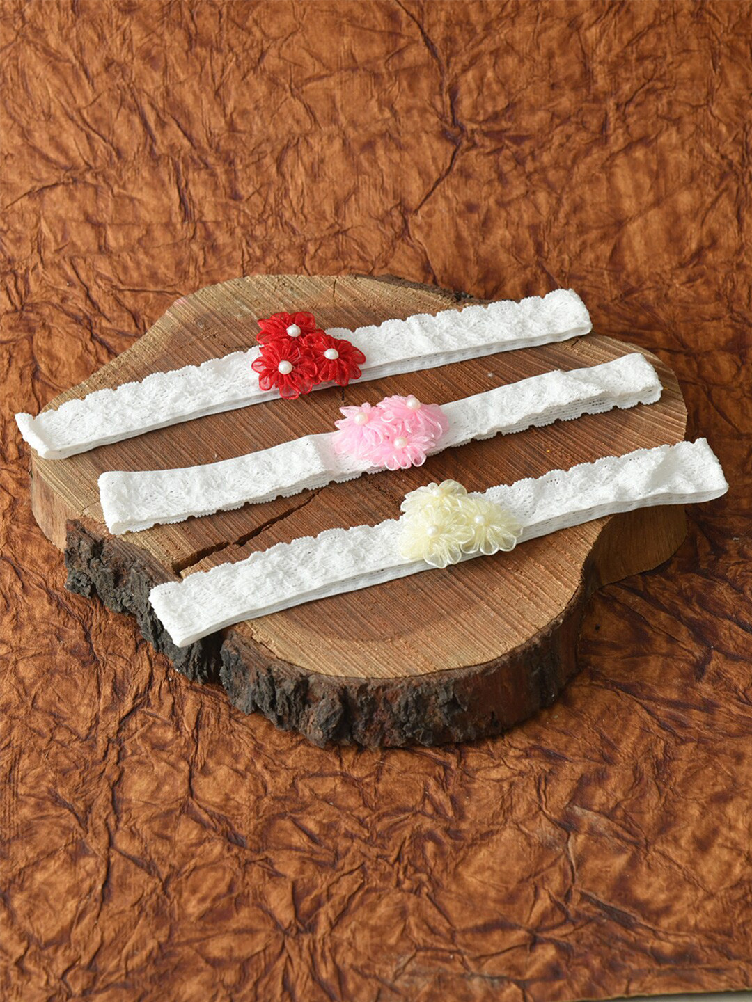 FUNKRAFTS Girls Multi-coloured Set of 3 Hairband