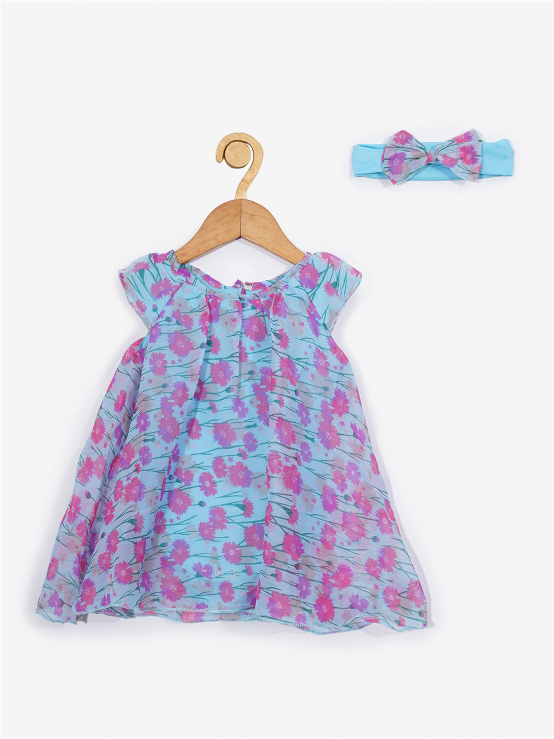Creative Kids Pink Floral A-Line Dress