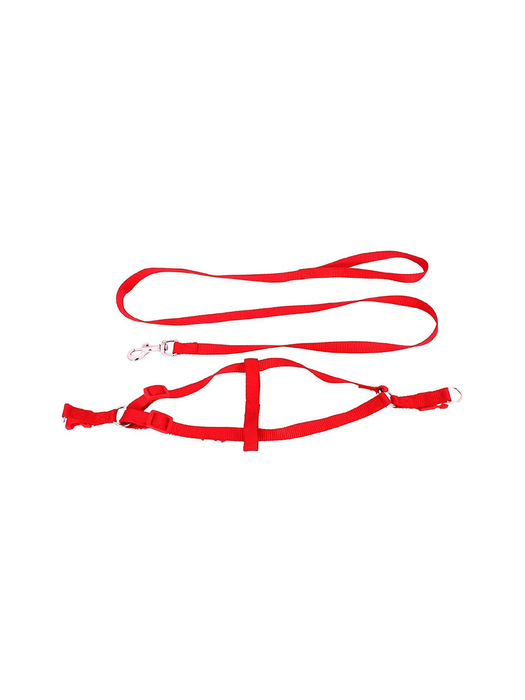 Emily pets Red Adjustable Dogs Leash