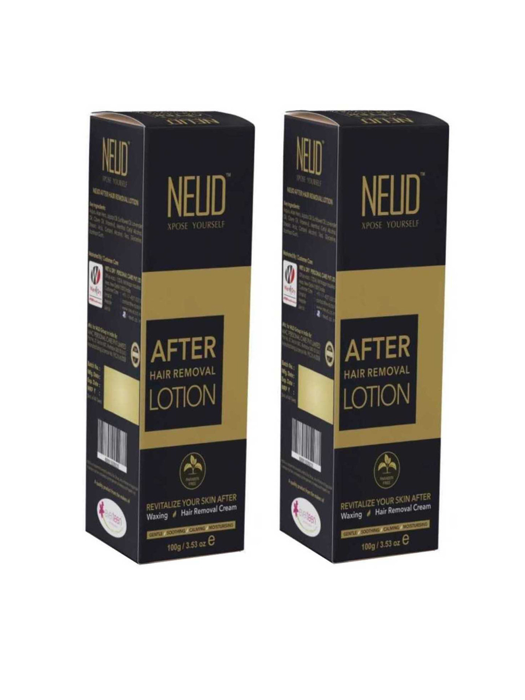 NEUD Unisex Pack Of 2  After Hair Removal Lotion- 100gmEach