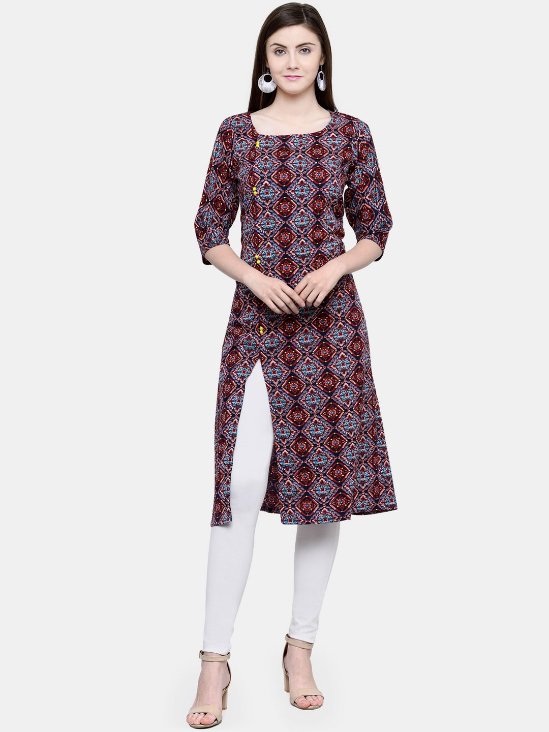 Sayesha Women Red Printed Kurta