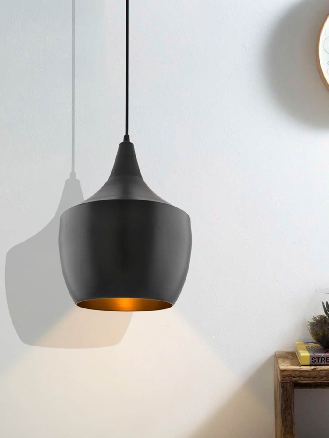Homesake Black Metal Ceiling Lamp
