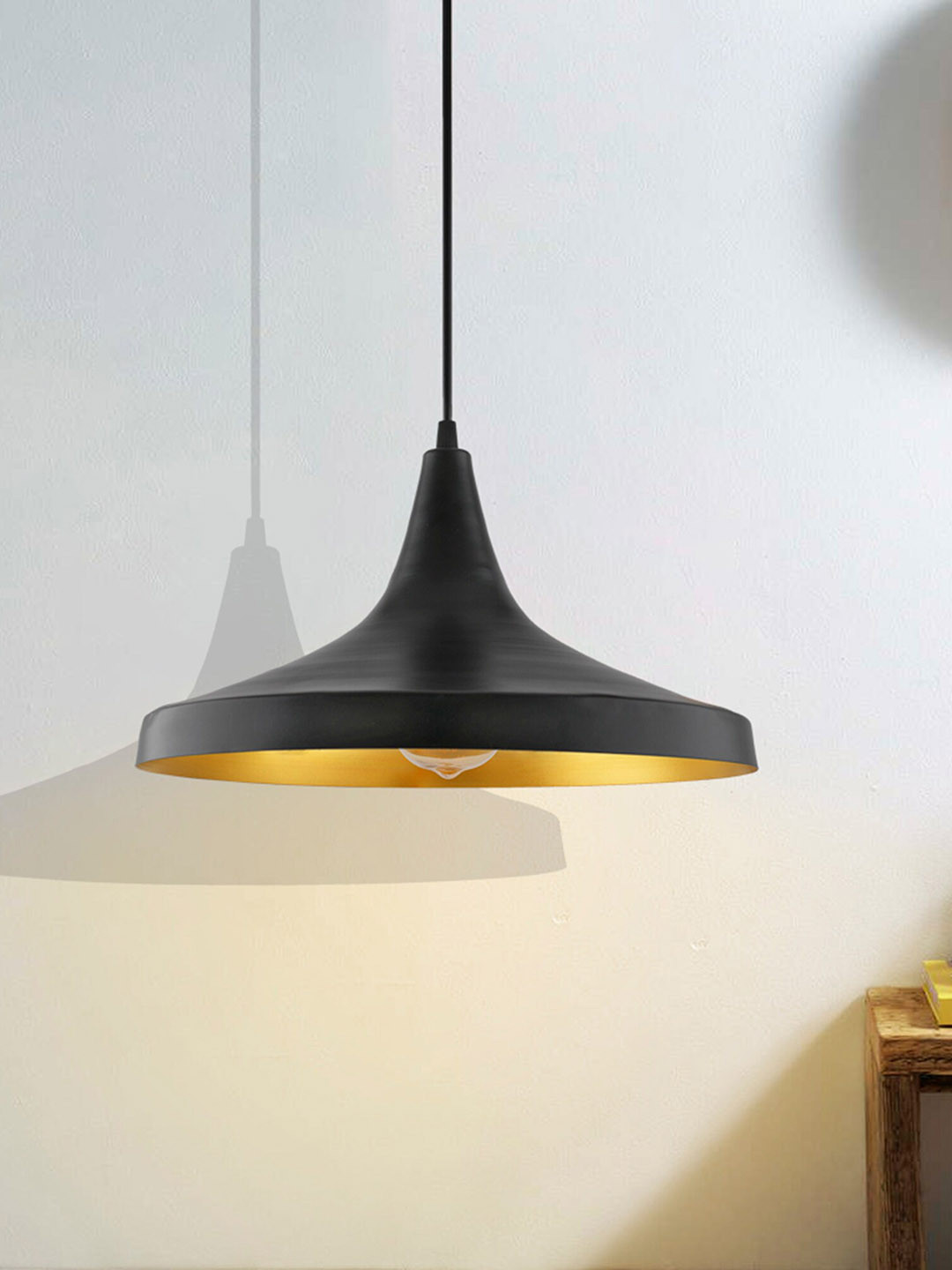 Homesake Black Metal Medium Danish Hanging Light