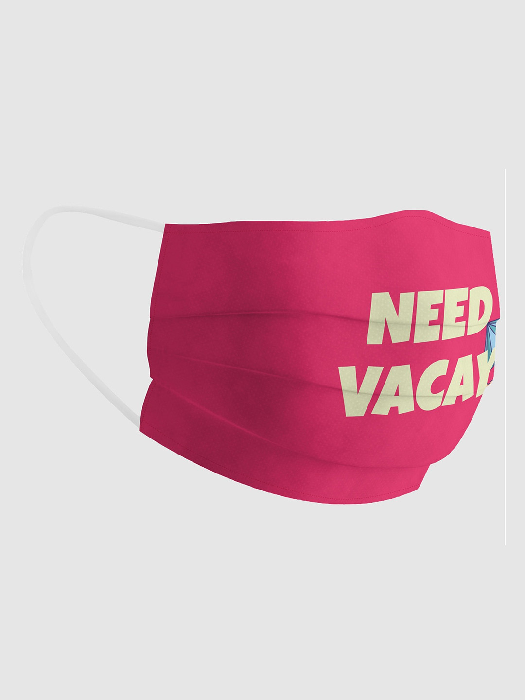 Soxytoes Pink & Beige Printed 4-Ply Pure Cotton Reusable Cloth Mask with Filter