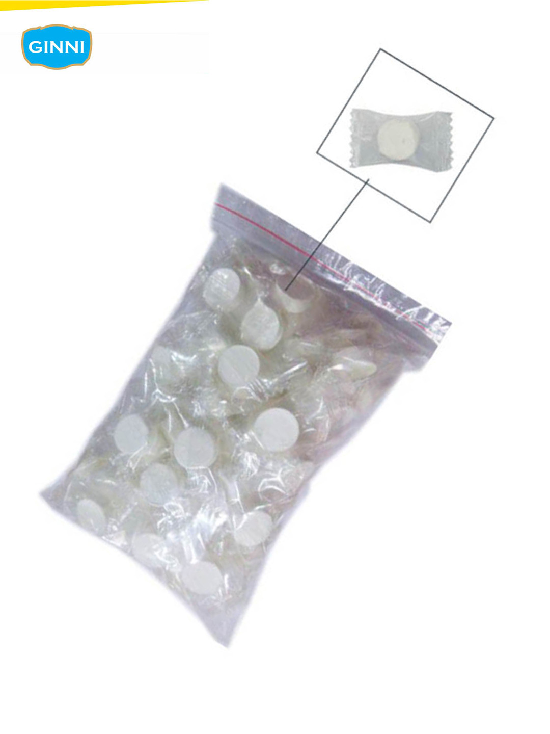 Ginni Pack Of 2000 White Dry Coin Tissues