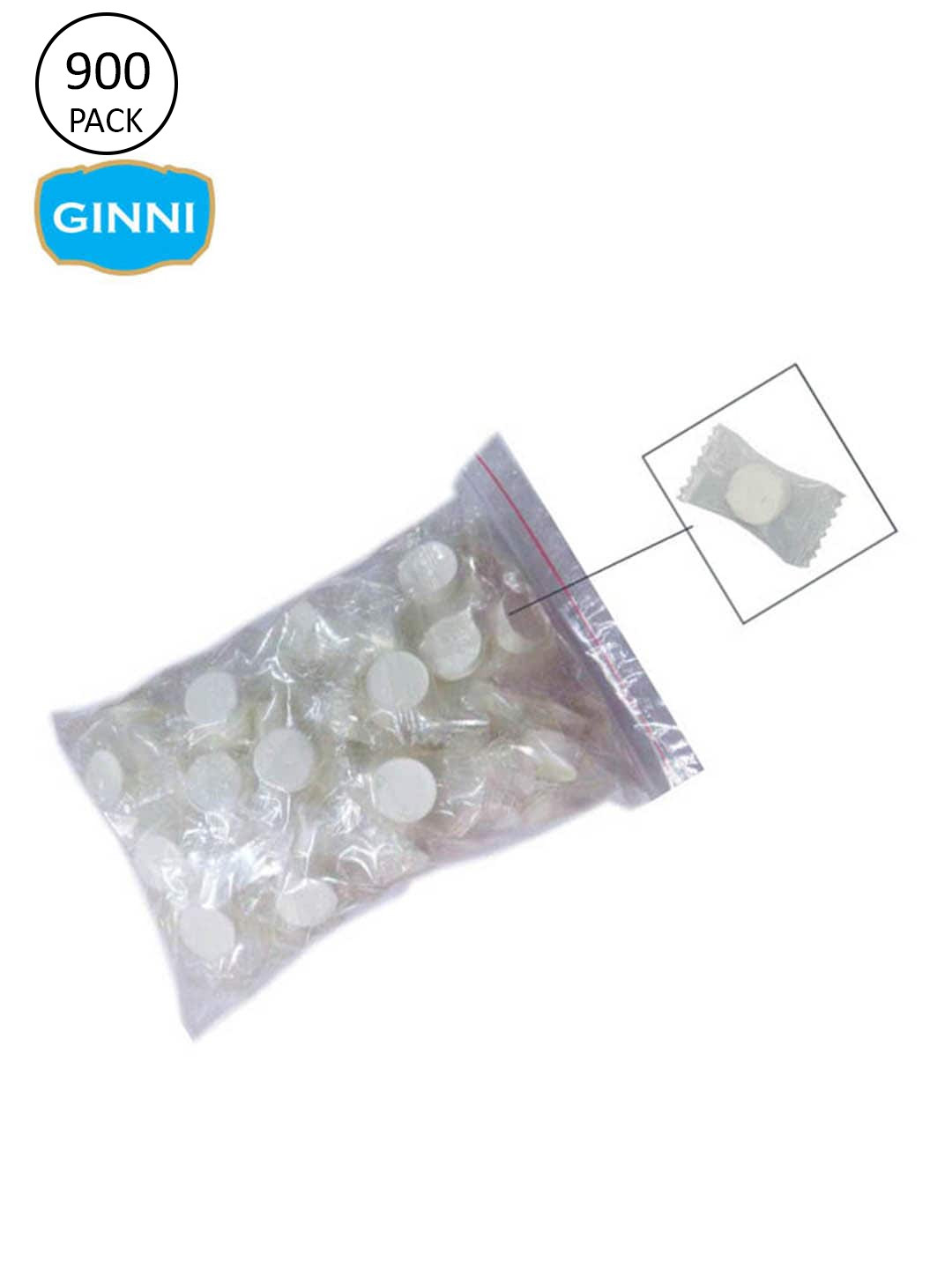 Ginni Pack of 900 Magic Dry Coin Tissue Expands With Water for Multi Use
