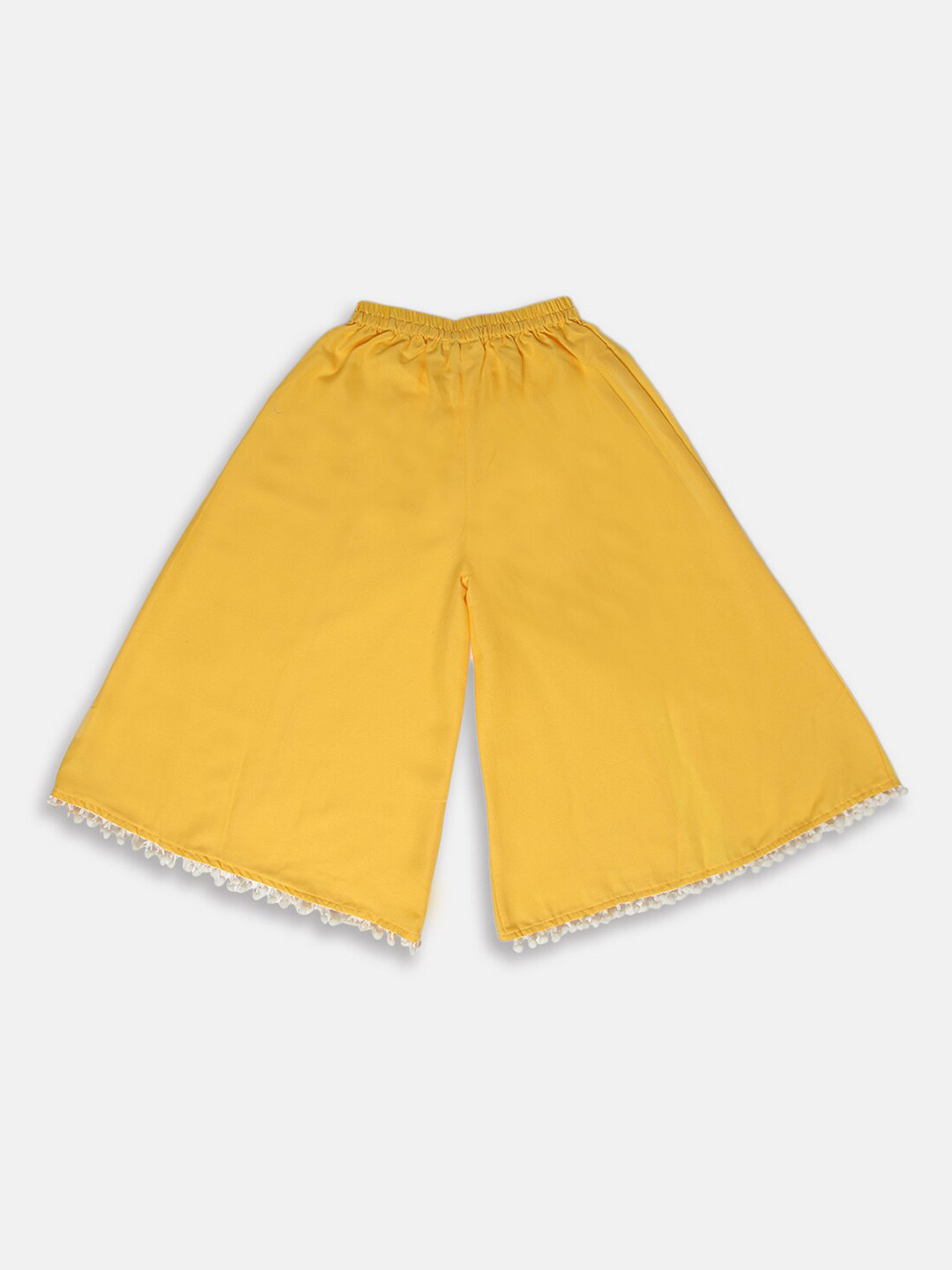 am ma Girls Yellow Culottes Trousers