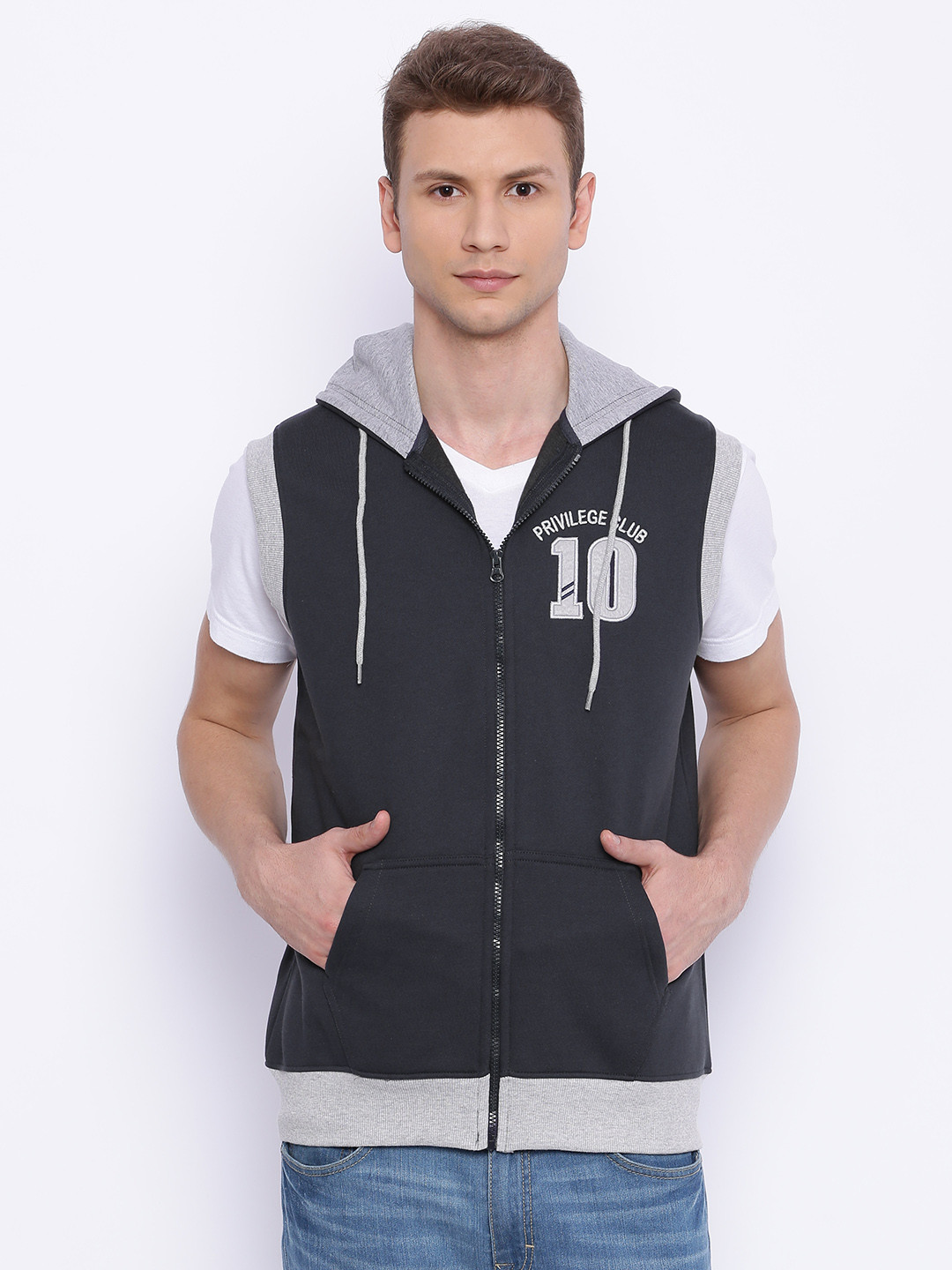 fanideaz men's cotton hooded sweatshirt with zip