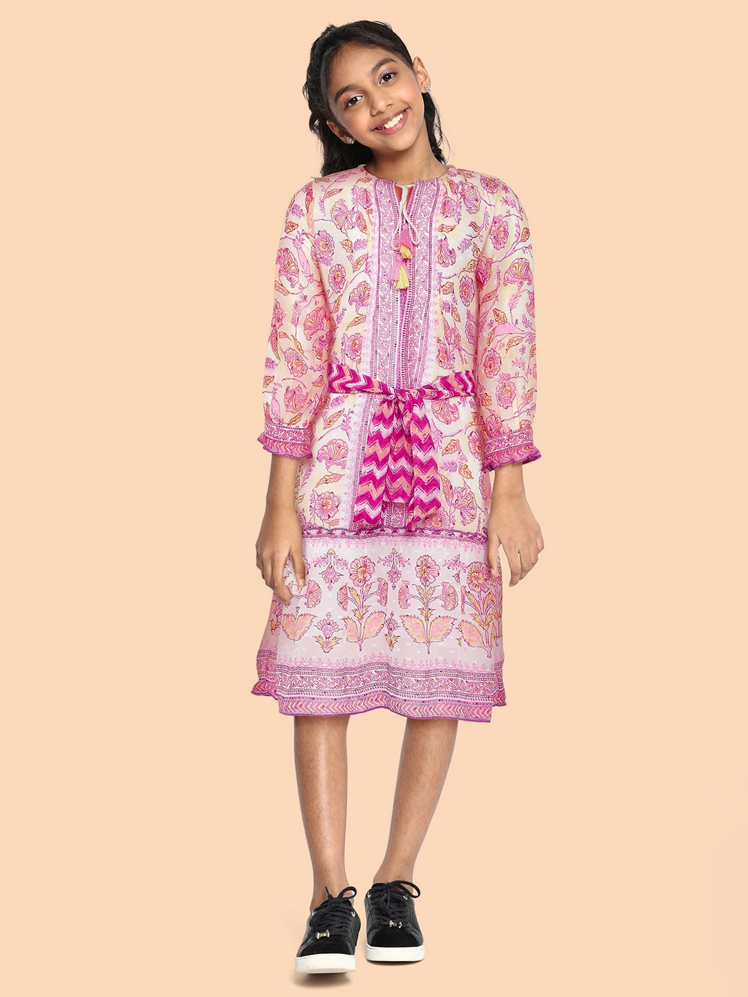 Global desi pink maxi dress new arrivals