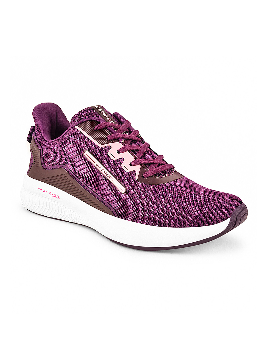 Campus Women BUBBLES Violet Mesh Running Shoes