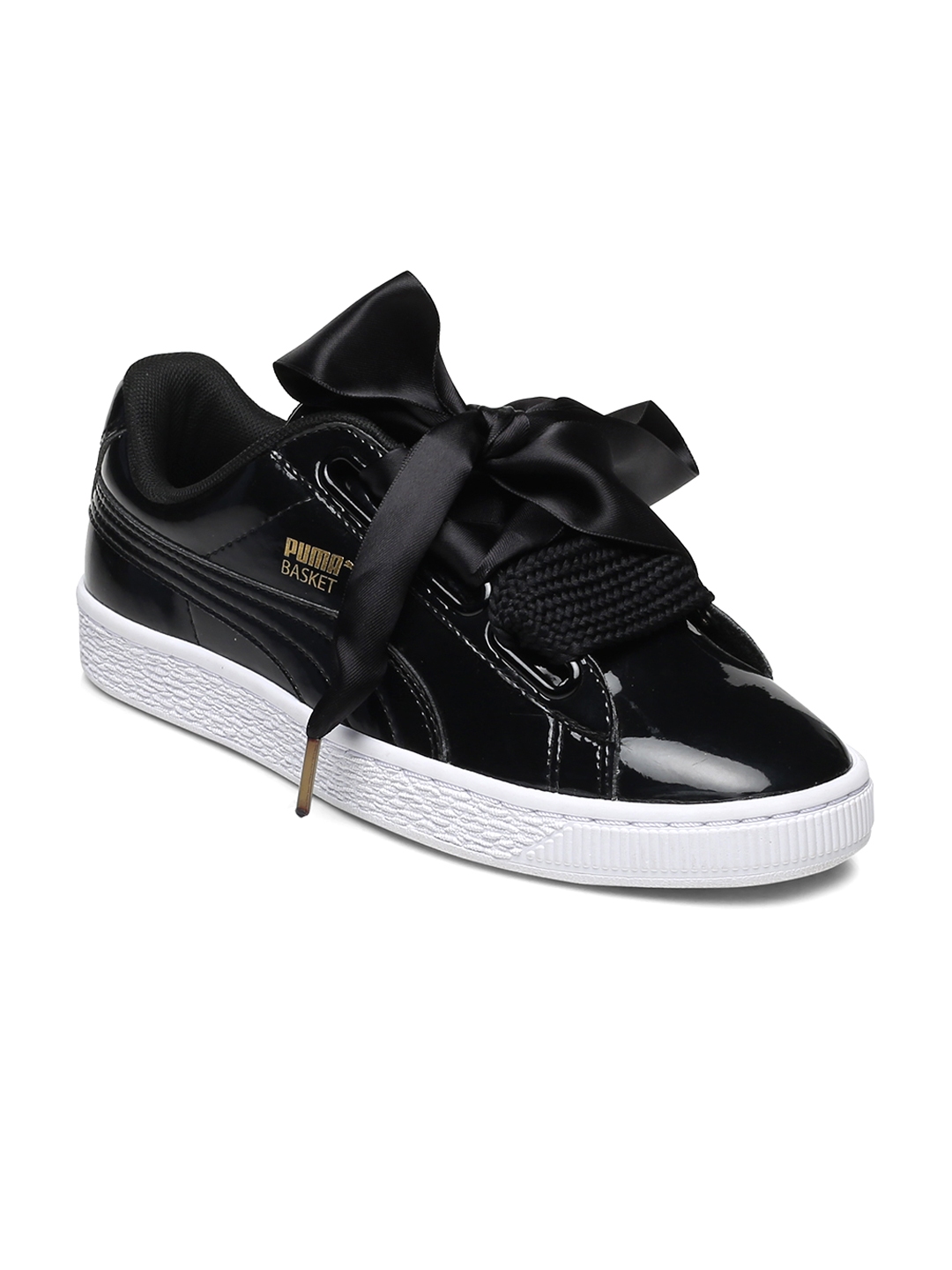 Puma basket store womens black