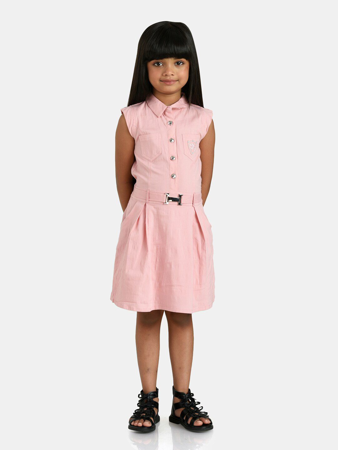 Peppermint Pink Satin Dress