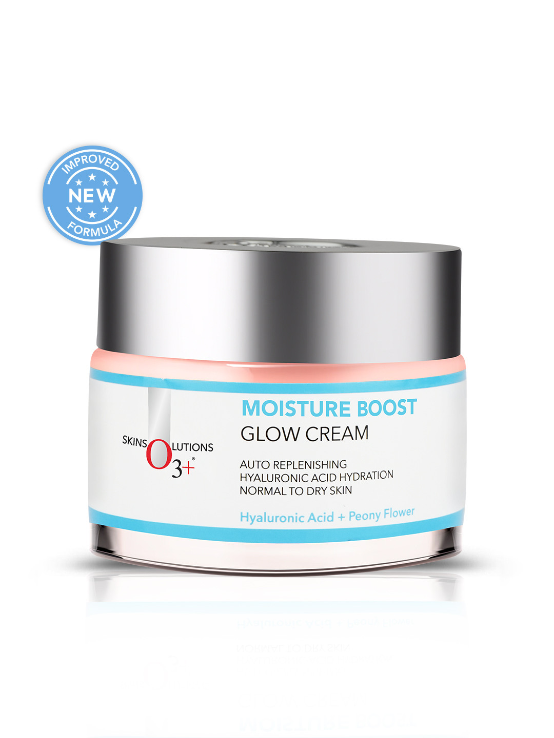 O3 Moisture Boost Glow Cream with Hyaluronic Acid & Peony Flower - 50 g
