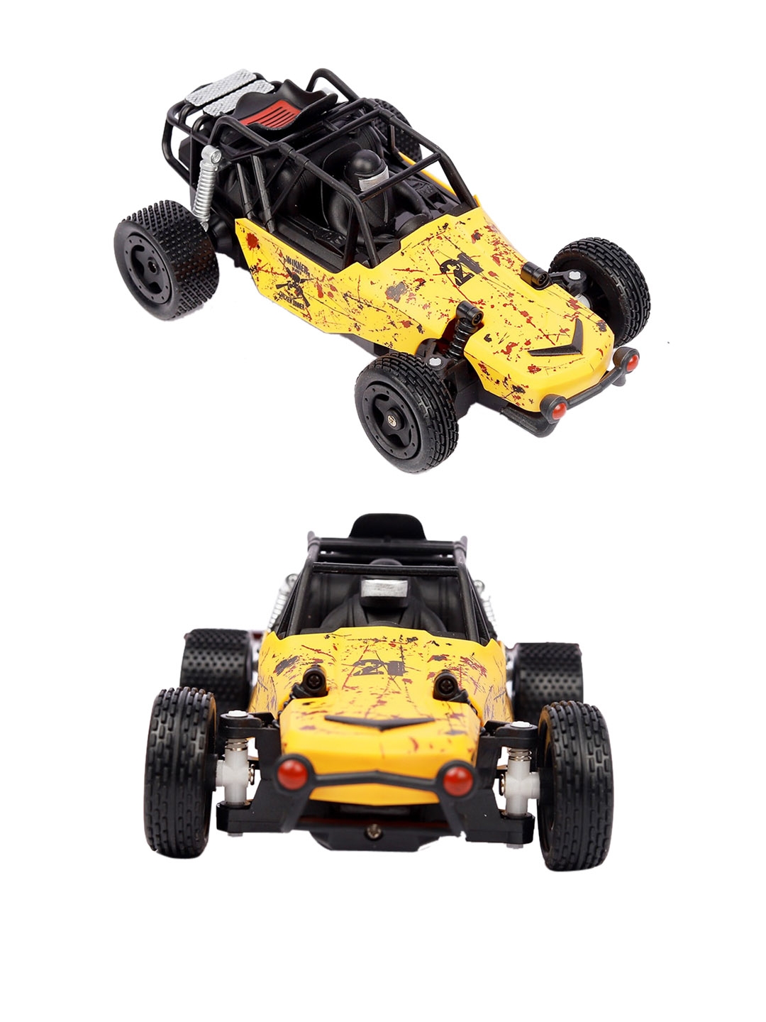 Wembley Toys Kids Yellow   Black High Speed Bouncing Climbing Car Toy