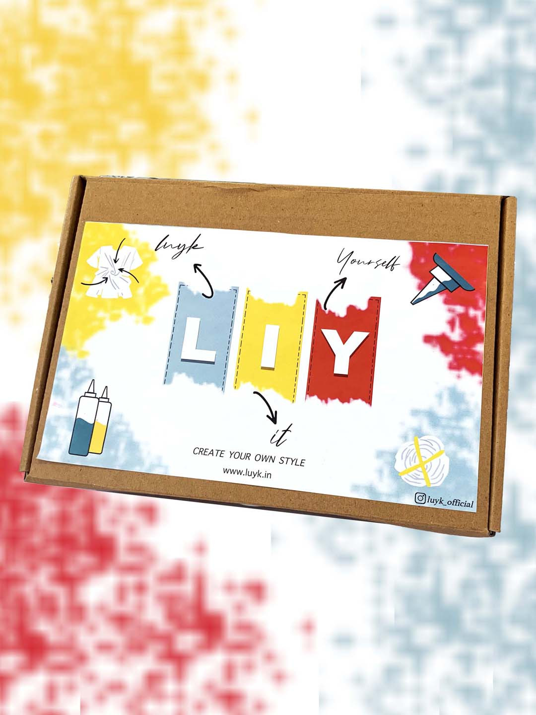 luyk Kids Tie & Dye DIY Night Suit Set 15- 16 years