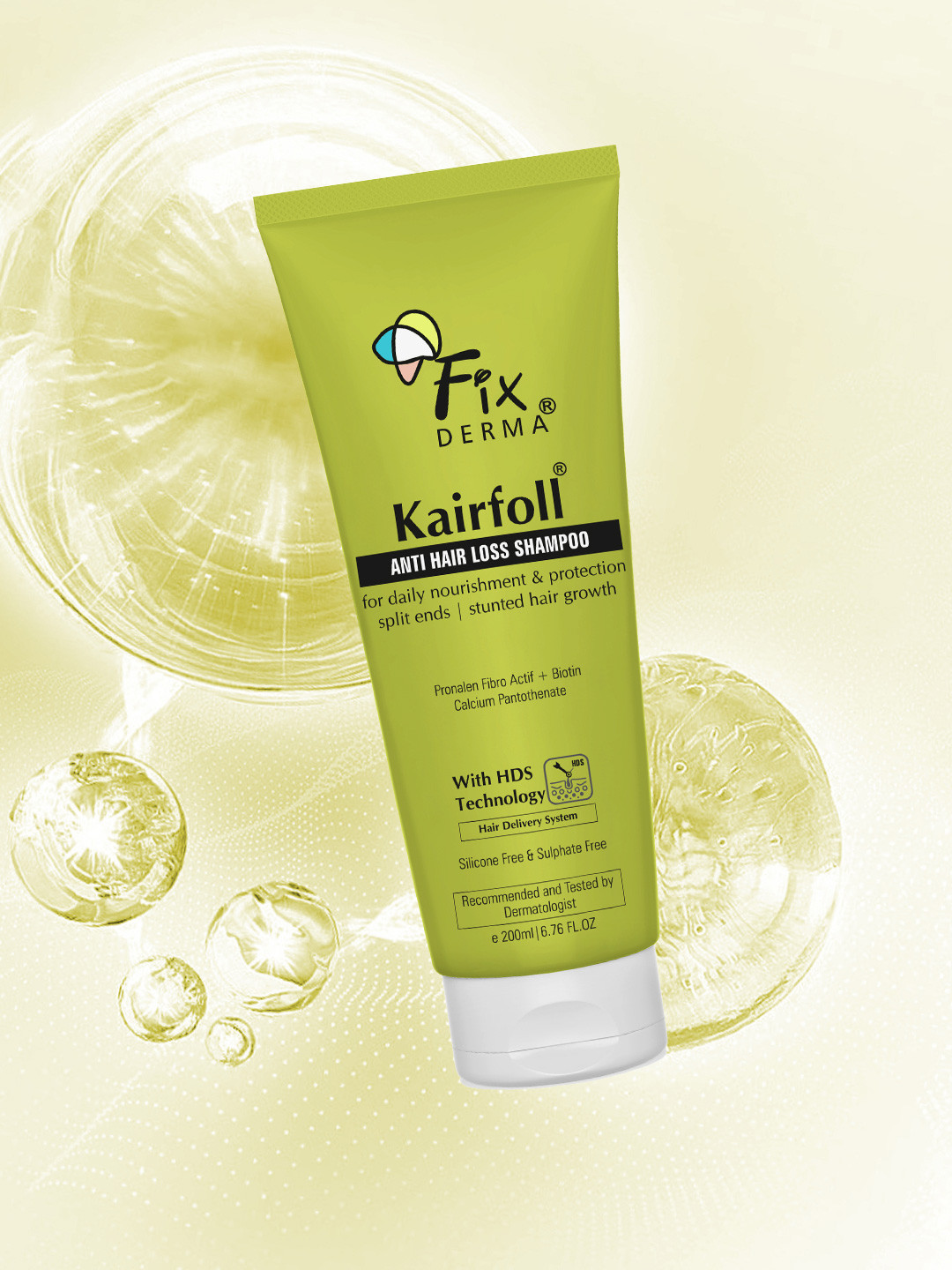 FIXDERMA Kairfoll Anti Hair Fall Shampoo - 200 g