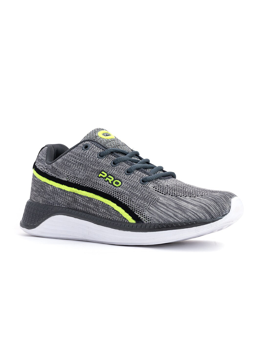 Khadims Men Grey Textile Running Shoes