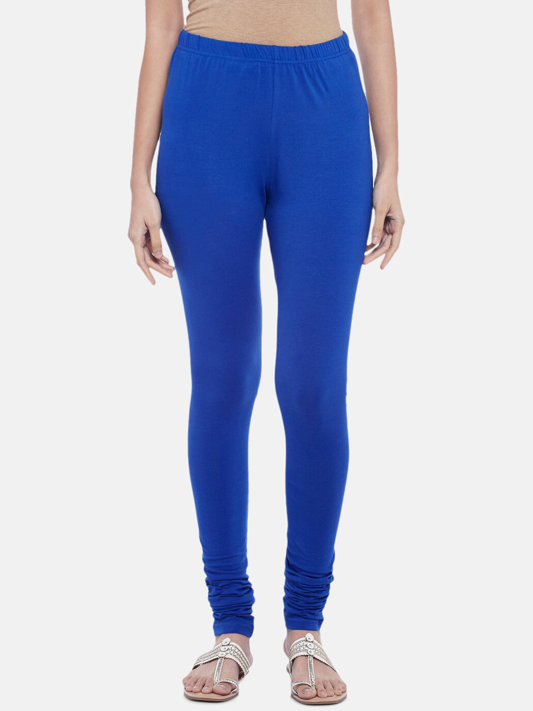 RANGMANCH BY PANTALOONS Women Blue Solid Churidar