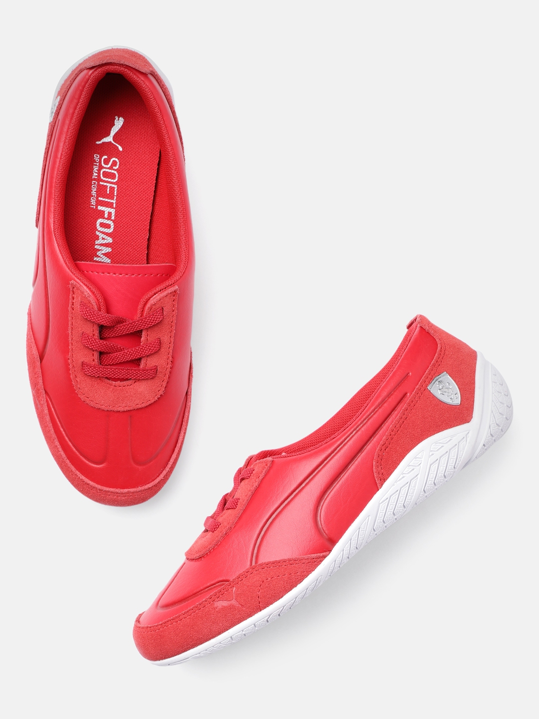 Buy PUMA Motorsport Women Red Ferrari RDG Cat Balle Sneakers Casual Shoes for Women 16825372 Myntra