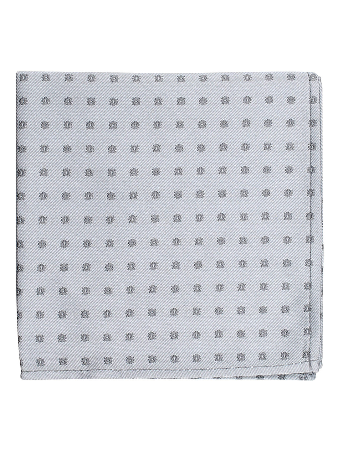 Kavove Men Grey The Abstract Polka Pocket Square