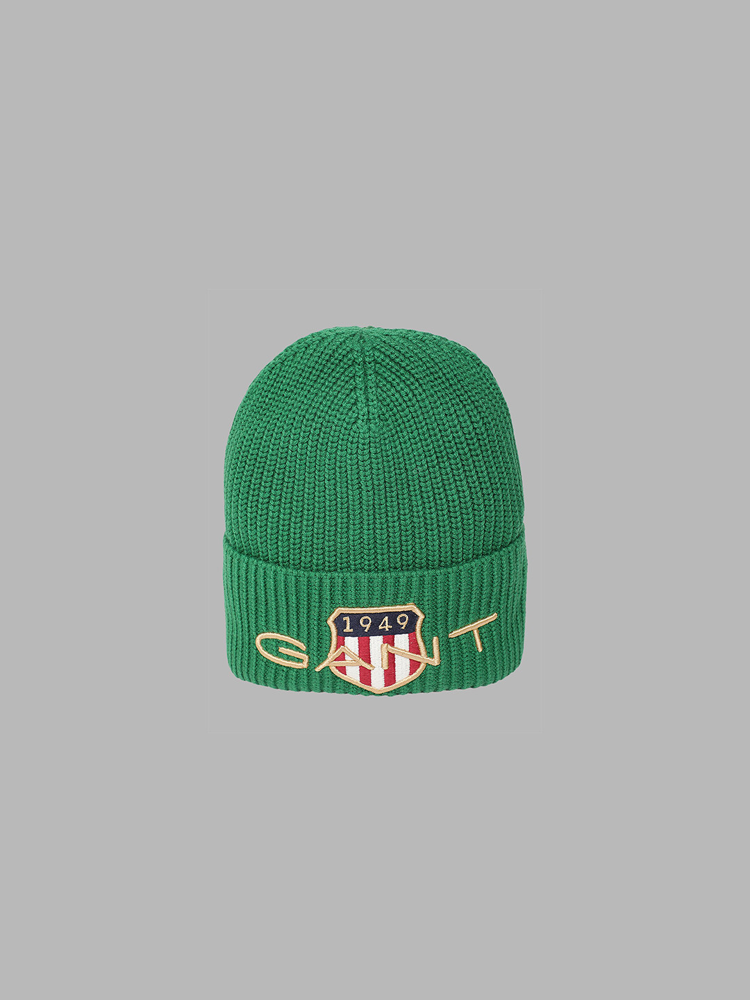 GANT Unisex Kids Green Beanie