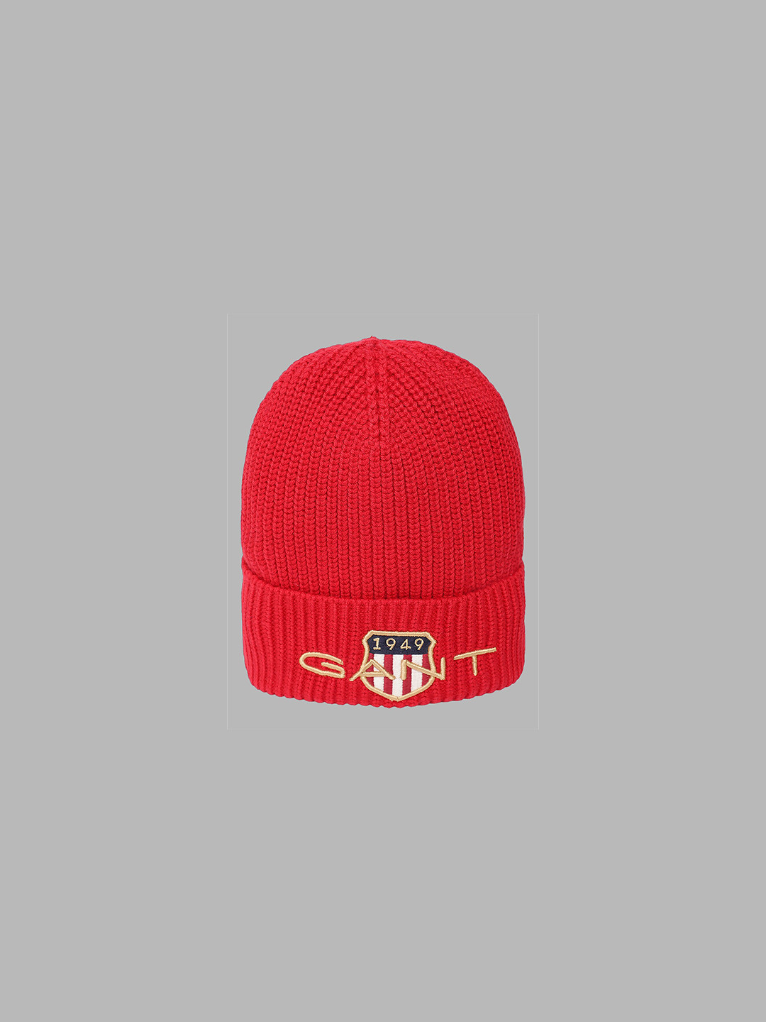 GANT Unisex Kids Red Solid Beanie