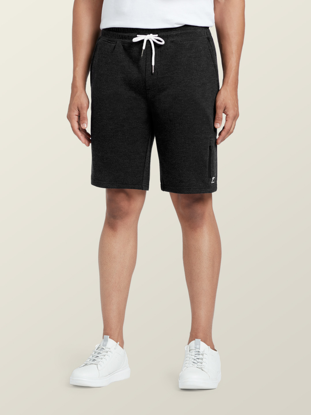 XYXX Men Black Outdoor Antimicrobial Technology Shorts