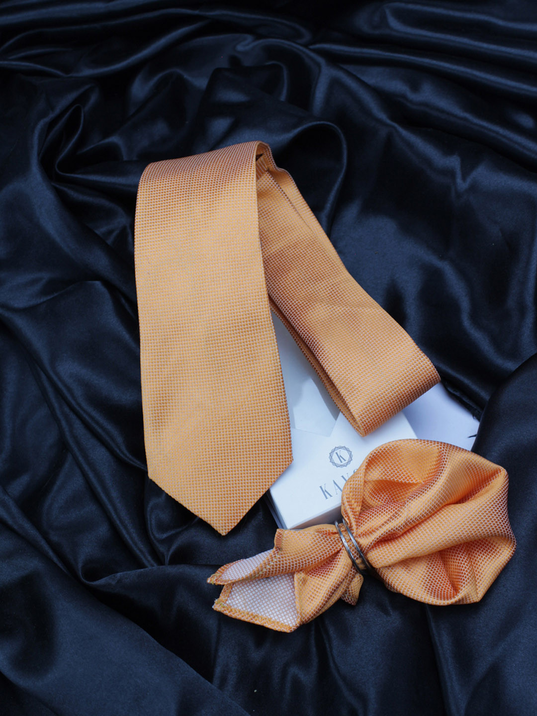 Kavove Men Orange Accessory Gift Set