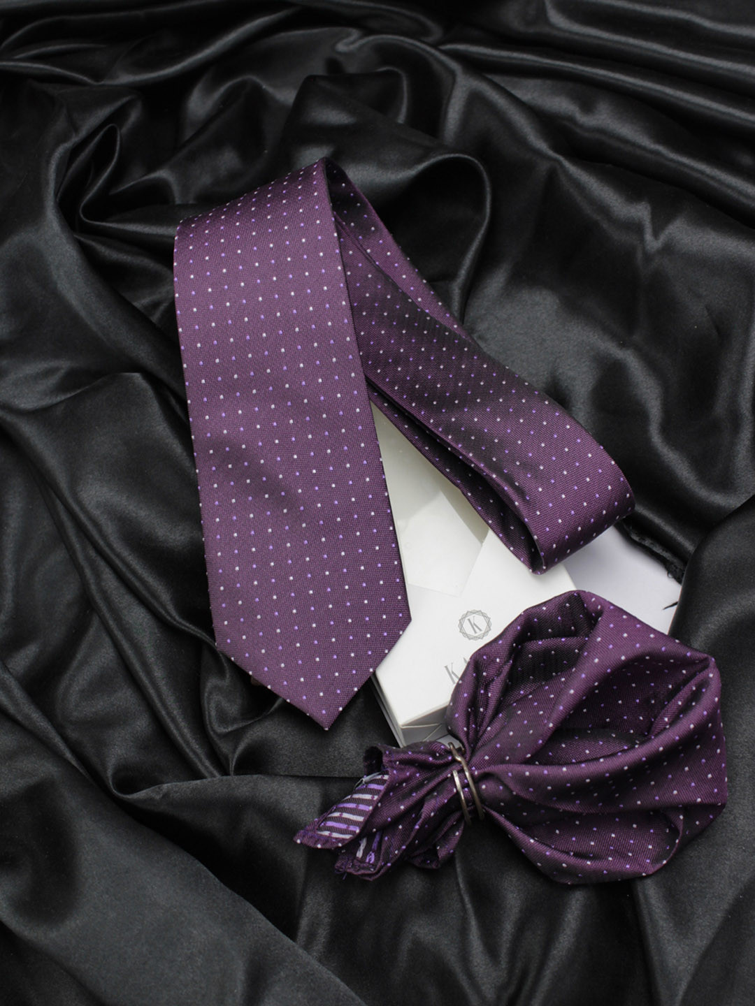 Kavove Purple Polka Dot Accessory Gift Set