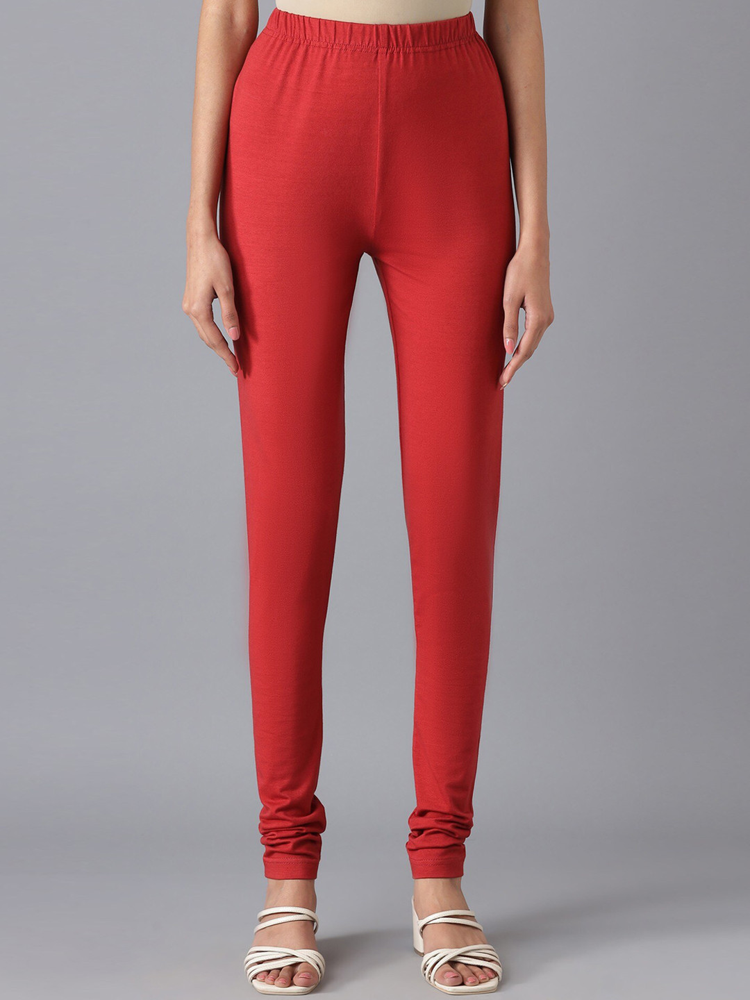 AURELIA Red Skinny Tights