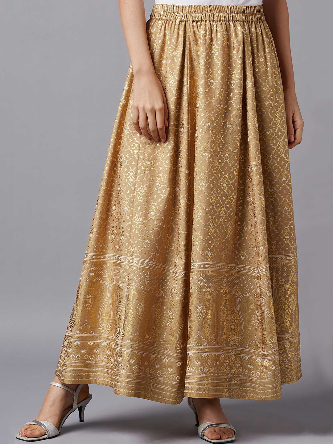 Gold skirt online 2025