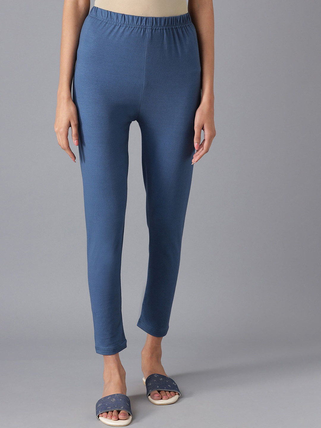 AURELIA Women Blue Skinny Fit Leggings