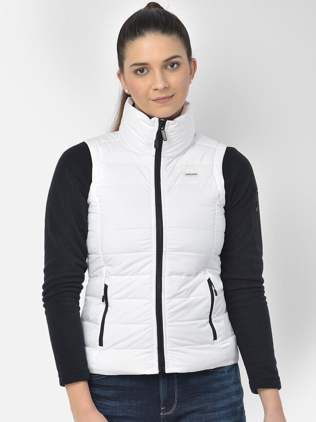 Woodland Women White Water Resistant Puffer Jacket