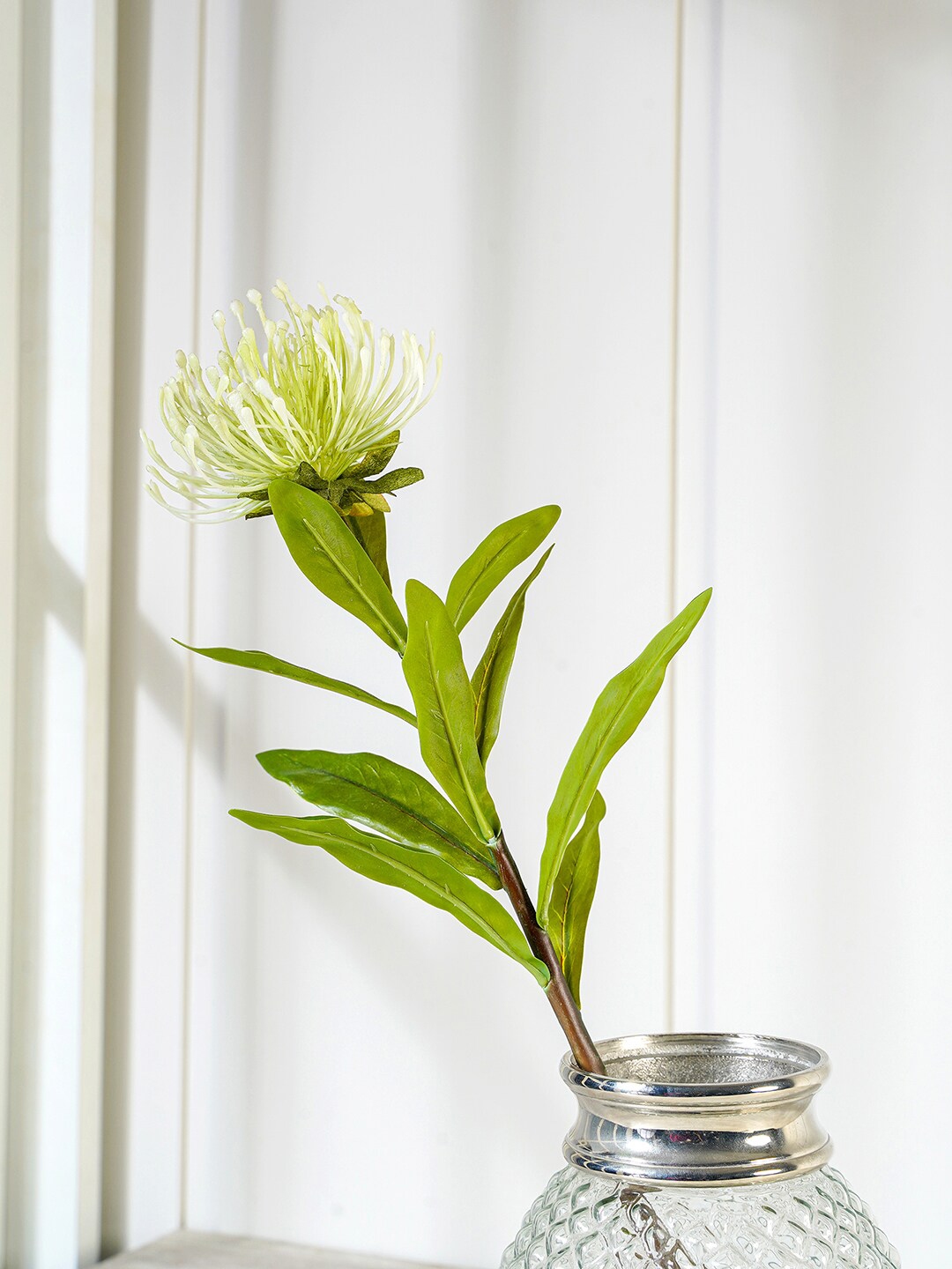 Pure Home and Living White Protea Stem