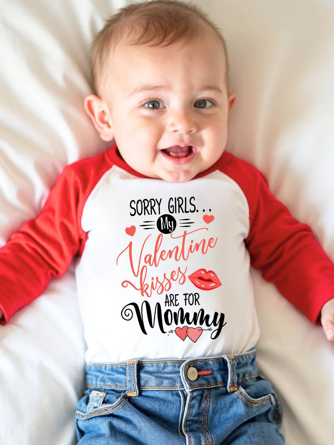 KNITROOT Kids White Valentine's Day Printed T-shirt