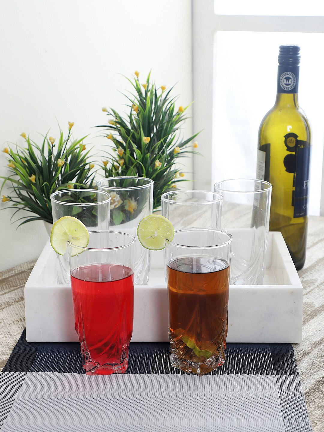 CDI Set of 6 Transparent Water Glass 250 Ml