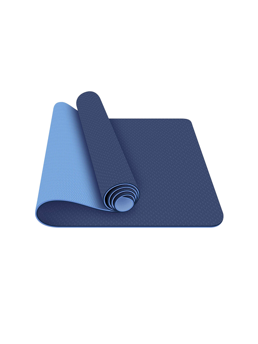 STRAUSS Blue Solid Yoga Mat