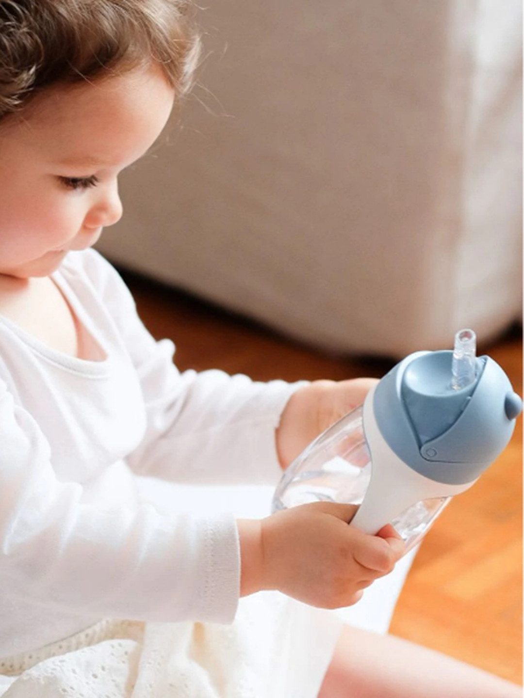 BEABA Blue & Transparent Sipper Cup 300 ml