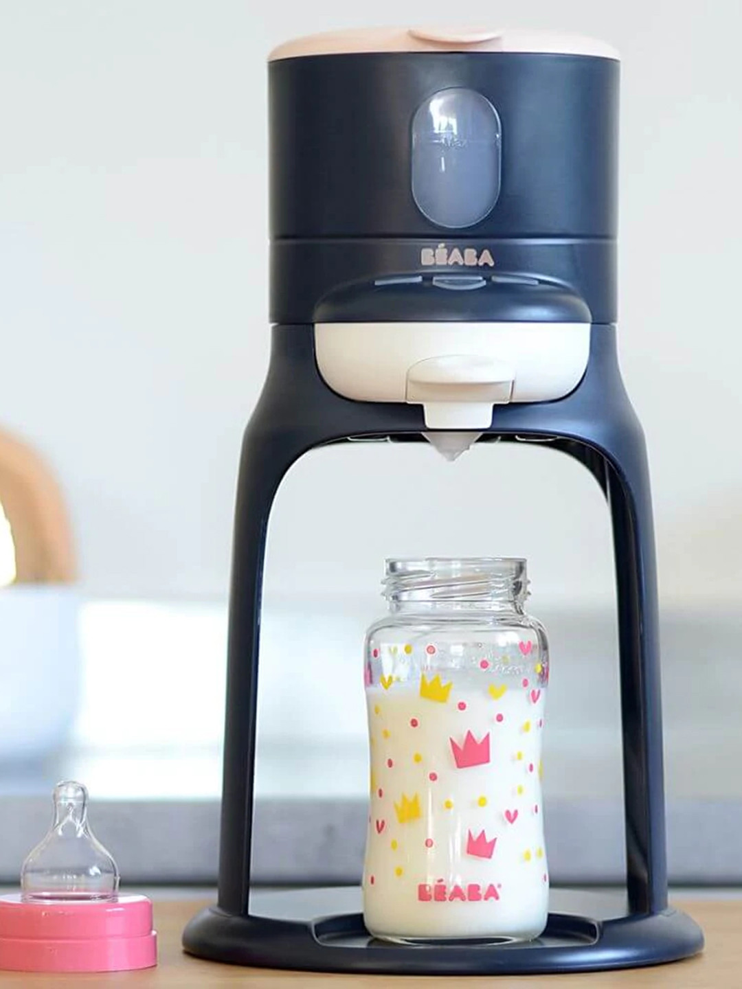 BEABA Infant Kids Milk Bib Expresso