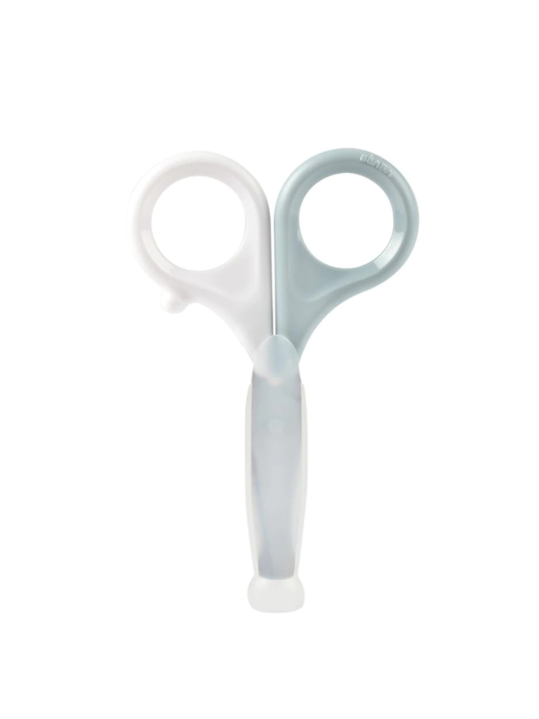 BEABA Kids Blue & White Baby Scissors