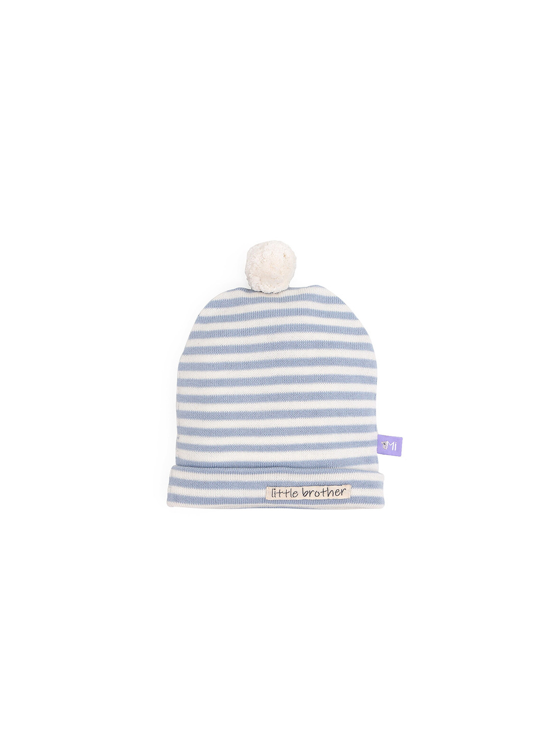 MiArcus Boys Blue & White Printed Beanie