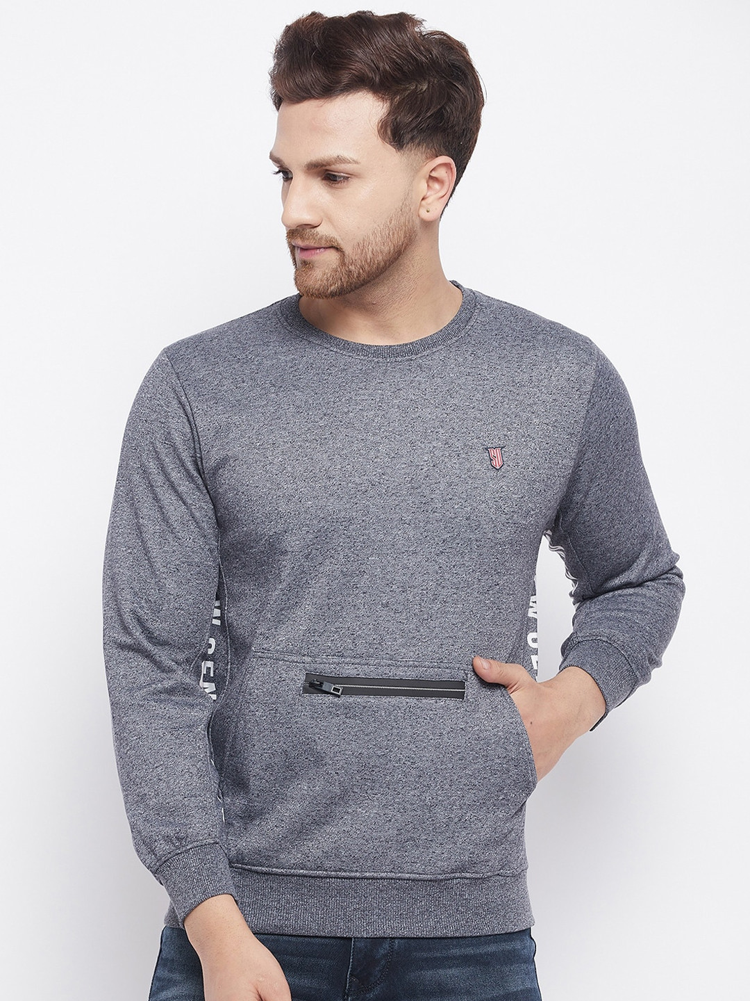 Duke Men Blue Sweatshirt