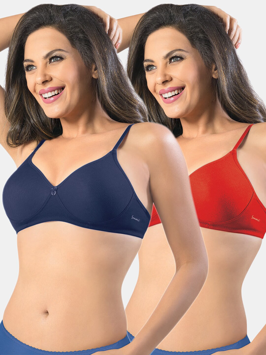 Sonari Navy Pack of 2 Bra