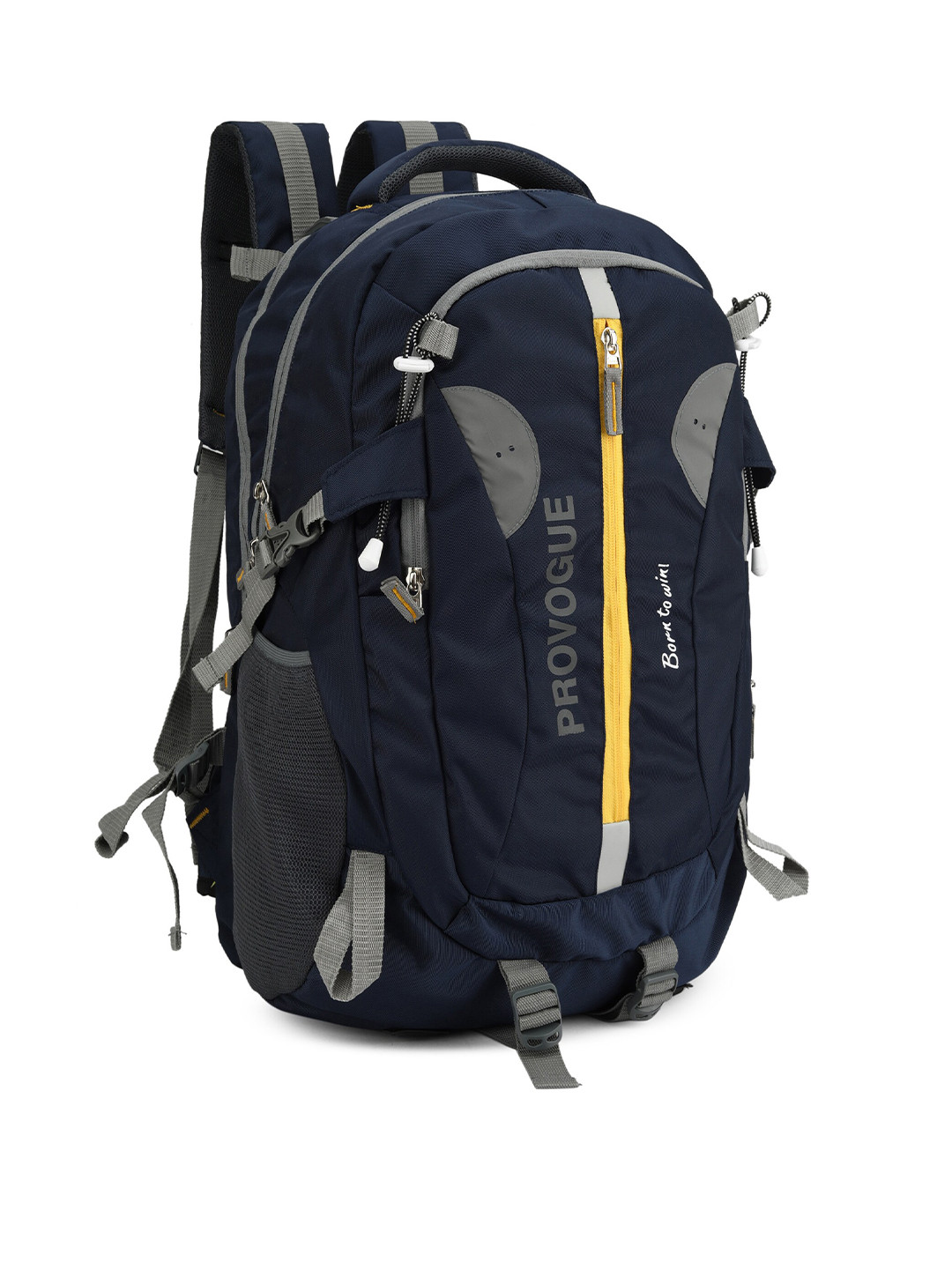 Provogue Unisex Navy Blue Backpack with Hip Strap